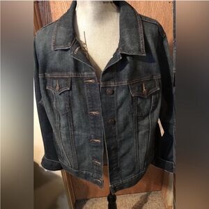 Really cute new plus size jean jacket